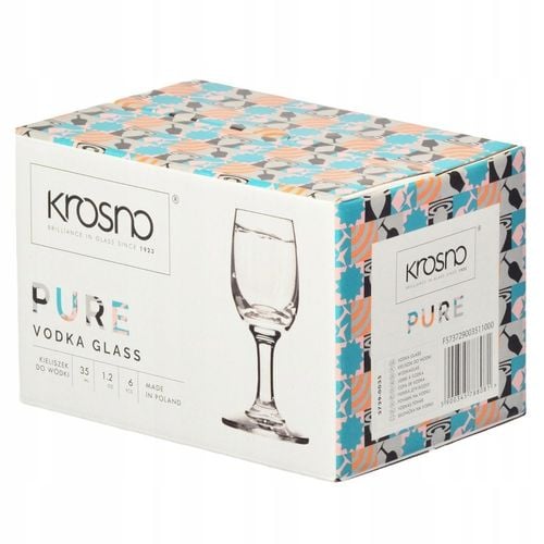 Kieliszki Pure KROSNO 6x 35ml do wódki likieru na Arena.pl