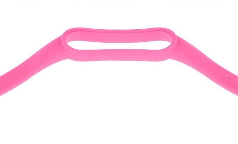 Pasek silikonowy do Xiaomi 5/6 - różowy zdjęcie 5