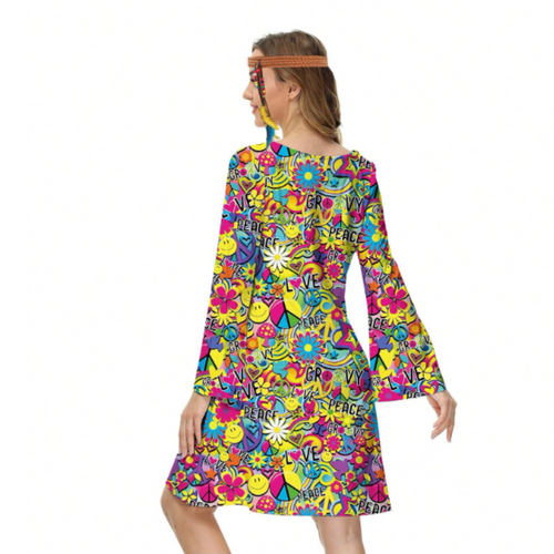 przebranie sukienka hipis na Arena.pl