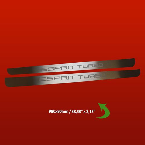 Listwa progowa LOTUS ESPRIT  ESPRIT TURBO Stal nierdzewna 304 mat 2szt na Arena.pl