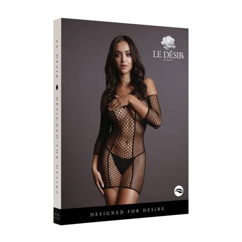 duo net sleeved mini dress - one size na Arena.pl