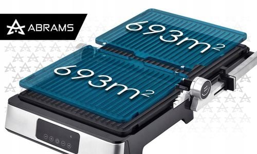 GRILL GOFROWNICA OPIEKACZ ELEKTRYCZNY 2200W REGULACJA CZASU I TEMP na Arena.pl