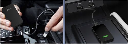 CARPLAY CARLINK 5.0 ADAPTER ANDROID AUTO APPLE BEZPRZEWODOWY MODUŁ CZARNY na Arena.pl