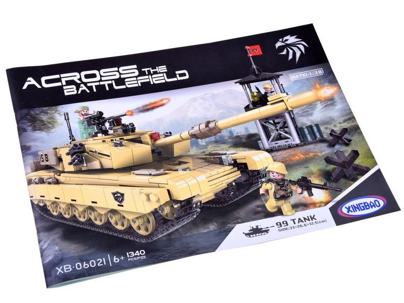 Klocki czołg 99 + wieża kontrolna 1340 el. zdjęcie 7