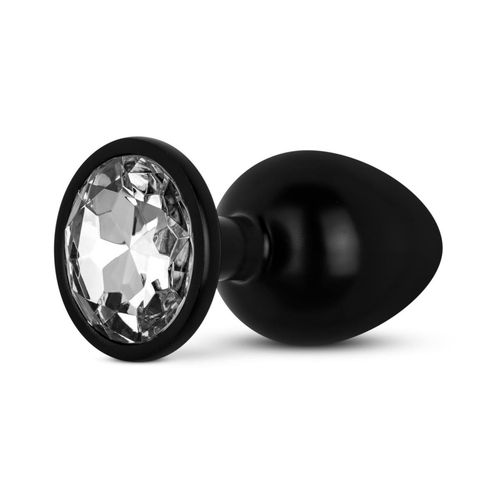 anal collection - butt plug m - black/silver na Arena.pl