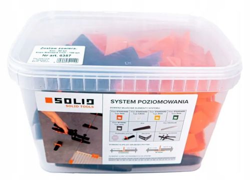 SOLID SYSTEM POZIOMOWANIA 50 KLINÓW + 100 KLIPSÓW na Arena.pl