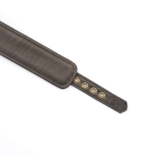 kinbaku ukiyoe red rosy leather collar and leash liebe seele na Arena.pl