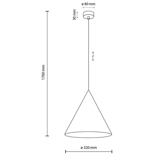 lampa wisząca cono brick 10065 tk lighting na Arena.pl