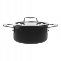 DEMEYERE BLACK 5 Garnek niski z pokrywką 2.2 ltr