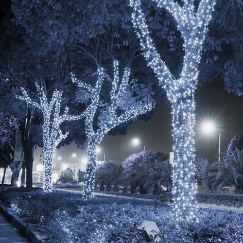 LAMPKI CHOINKOWE 1000 LED ZEWNĘTRZNE WEWNĘTRZNE BIALY ZIMNY na Arena.pl