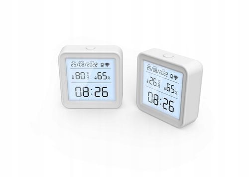 CZUJNIK TEMPERATURY I WILGOTNOŚCI TERMO-HIGRO TUYA SMART LIFE WIFI na Arena.pl