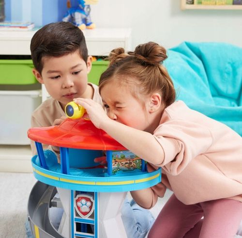 PSI PATROL DUŻA BAZA ZE ZJEŻDŻALNIĄ + CHASE FIGURKA I POJAZD RADIOWÓZ na Arena.pl