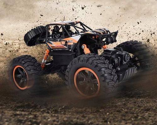 SAMOCHÓD ZDALNIE STEROWANY MONSTER AUTO RC 4X4 KOŁA XXL + PILOT AKUMULATOR na Arena.pl