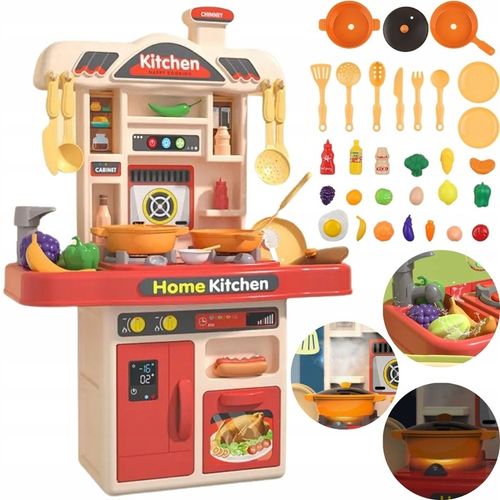 MINI KUCHNIA DLA DZIECI ROZWOJOWA KRAN PALNIKI PARA INTERAKTYWNA AKCESORIA na Arena.pl