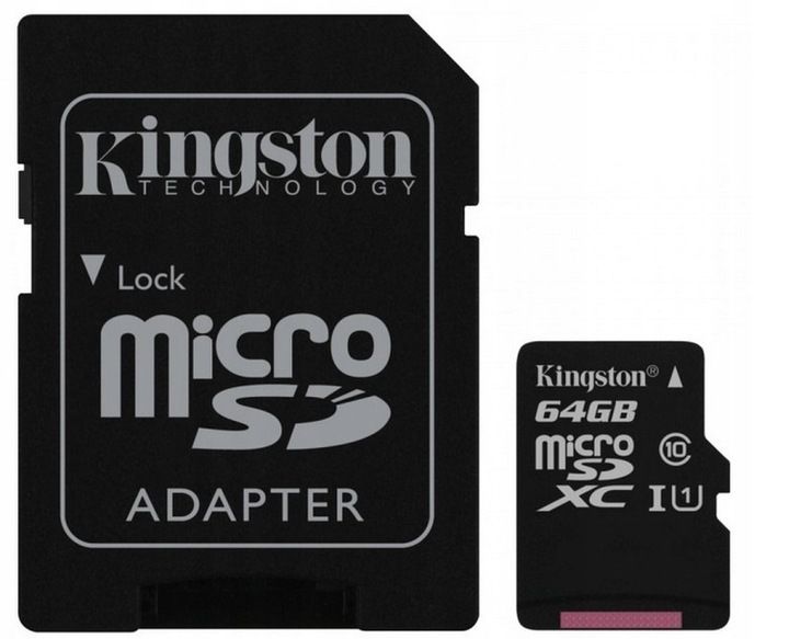 KINGSTON KARTA PAMIĘCI 64GB MICRO SD XC CLASS 10 zdjęcie 2