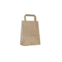 Torba papierowa A5 18 x 8 x 23 cm, 200 szt. beżowa AWIH