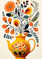 Plakat 20,5x28,4cm Bujna Herbata