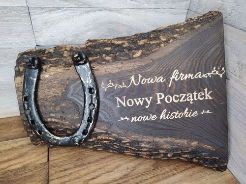 Oryginalny prezent na szczęście podkowa nowy dom na Arena.pl