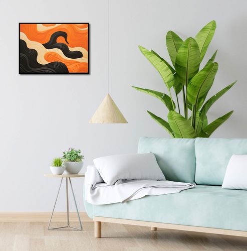 Plakat 55x40cm Dzień spotyka Noc na Arena.pl