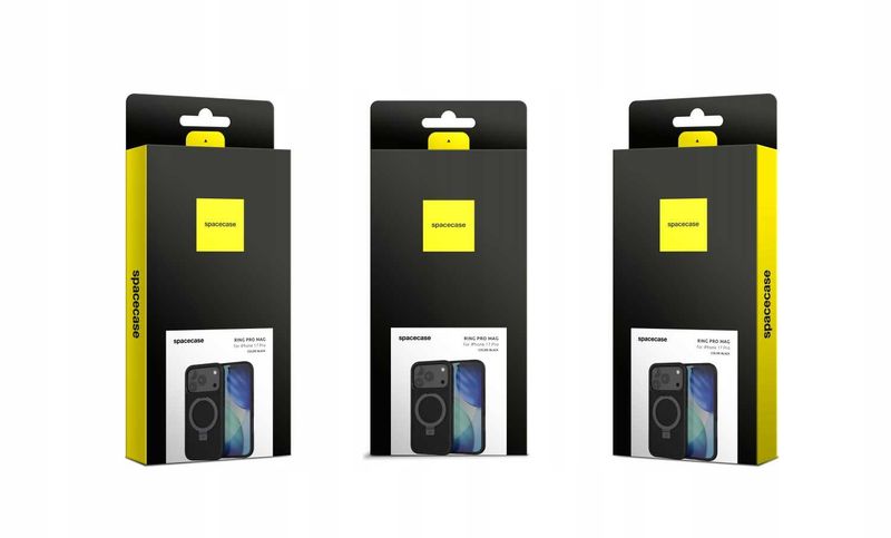 Spacecase Ring Pro Iphone 17 Pro Black zdjęcie 15