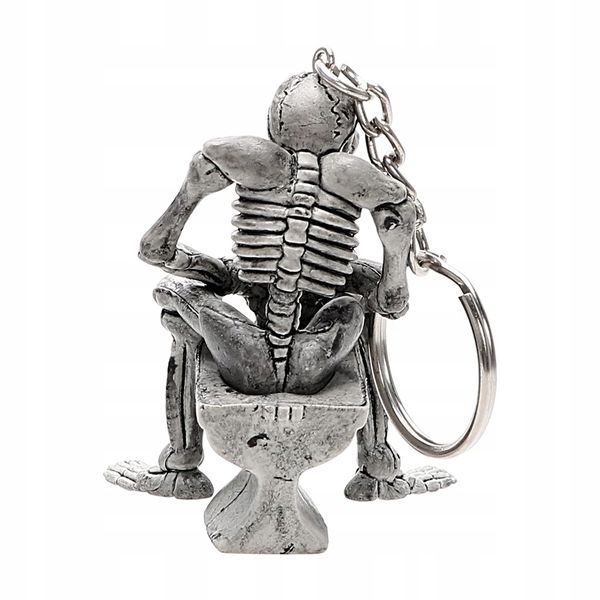 Breloczek NIe Pal Śmierć na Tronie Kościotrupek 3D Wucecik Kostucha Fajka zdjęcie 2