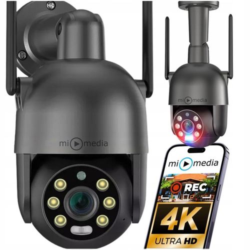 KAMERA OBROTOWA IP WiFi ZEWNĘTRZNA 8MPx ULTRA HD 6x ZOOM DETEKCJA 4K ICsee na Arena.pl