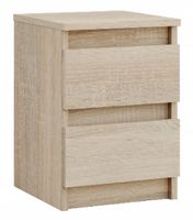 SZAFKA NOCNA SONOMA STOLIK NOCNY DWIE SZUFLADY 30cm SYPIALNIA SALON