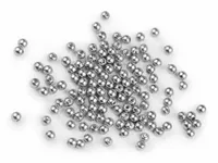 PEREŁKI PLASTIK GLANCE SZARY GOŁĘBI 4MM 50SZT