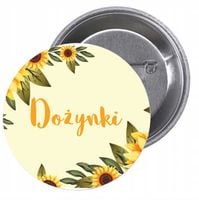 Przypinki buttony SUPER JAKOŚĆ DOŻYNKI HIT