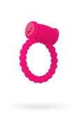 a toys, penis vibroring, silicone, pink, o3.5 cm