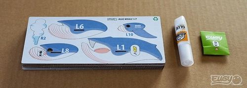 Wieloryb Płetwal Błękitny Eugy. Eko Układanka 3D na Arena.pl