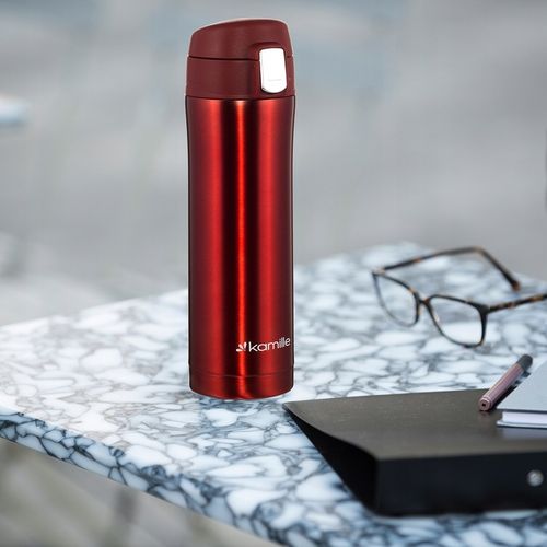 KUBEK TERMICZNY TERMOS STALOWY BUTELKA SZCZELNY pojemny bidon KAMILLE na Arena.pl