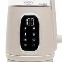 Czajnik Elektryczny 2200W Szklany beżowy Panel LED Mocny Camry CR1383 1,7L