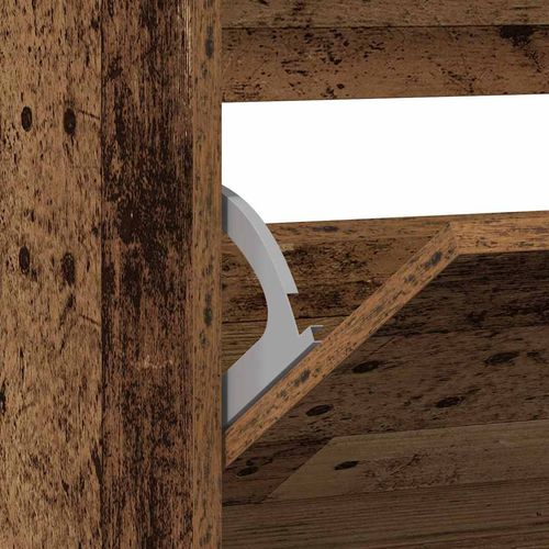 Szafka na buty z przechowywaniem Stare drewno 80 x 21 x 87.5 cm na Arena.pl