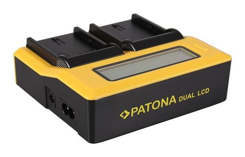 Patona podwójna ładowarka USB Dual LCD do Canon LPE6 LP-E6 na Arena.pl