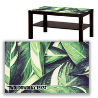 BLAT SZKLANY IKEA LACK Dżunglaz Twoim napisem 90x55cm 011a