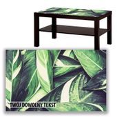 BLAT SZKLANY IKEA LACK Dżunglaz Twoim napisem 90x55cm 011a