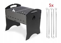 Grill węglowy Z RUSZTEM !!! KOMIN-EXPERT 40 x 35 cm SOLIDNY POLSKI