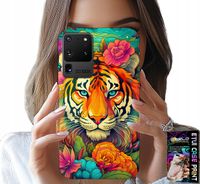 ETUI DO SAMSUNG GALAXY S20 Ultra - ZWIERZĘCE WZORY TYGRYS TYGRYSEK CASE