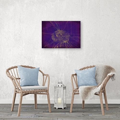 Deco Panel, Fioletowa abstrakcja 3 60x40 na Arena.pl
