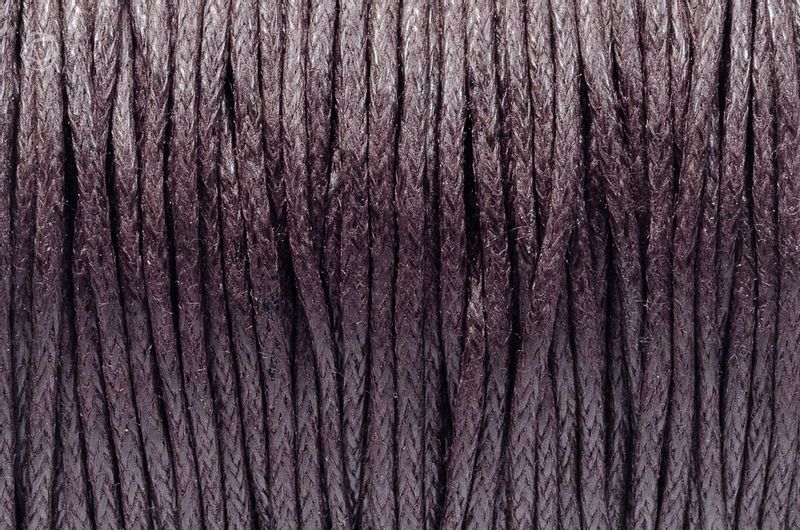 SZNUREK bawełniany woskowany 0.8mm 25m brązowy zdjęcie 2