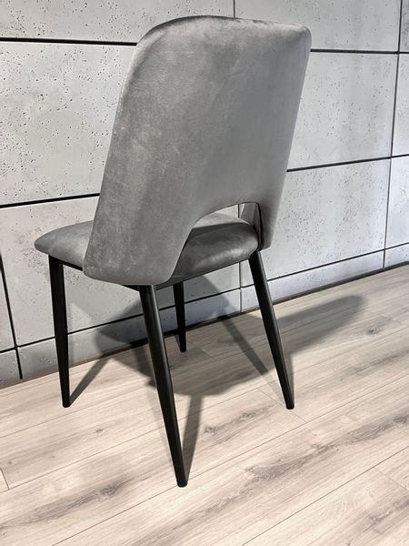 Krzesło tapicerowane GOTI GREY VELVET zdjęcie 5