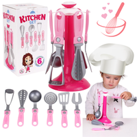 Zestaw Kuchenny Stojak Z Akcesoriami Kuchennymi Dla Dzieci Technok  6726