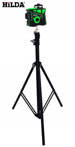 STATYW DO LASERA TRIPOD 2M POZIOMIC LASEROWEJ STABILNY GŁOWICA KULOWA na Arena.pl