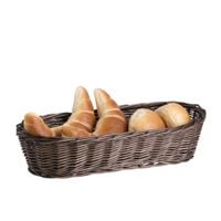 Wiklinowa Owalna Taca na Pieczywo 33x16 H8 cm
