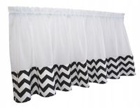 Zazdrostka nowoczesna zyg zak czarno biała 100x60