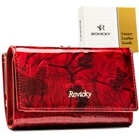 portfel damski skórzany rh-23-1-dbf-5487 red
