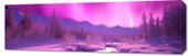 Obraz 100x30cm Aurora Nad Niebiem