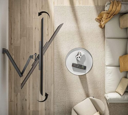 UCHWYT DO TELEWIZORA WIESZAK OBROTOWY NA TV MOCNY LCD 22-55 CALI KingMount na Arena.pl