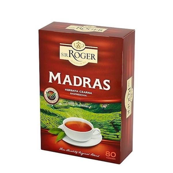 HERBATA SIR ROGER EXPRESOWA MADRAS 80TB zdjęcie 1